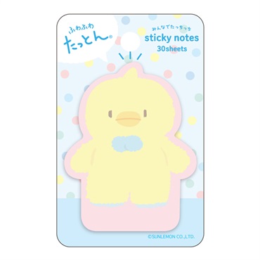 ふわふわたっとん みんなでたっちっち付箋(ひよこ)