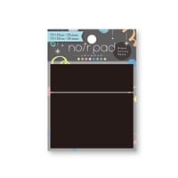 ノアールパッド 黒付箋 幅75mm(75×25、75×50mm 各30枚)