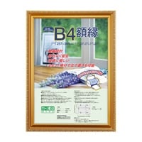 樹脂製賞状額 金ケシ B4 JIS　B4