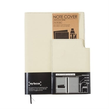 A5ノートカバー ポリキャンバスモデル ベージュ
