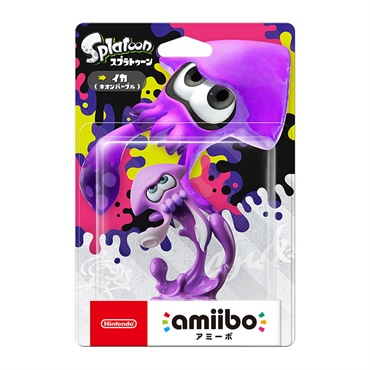Nintendo Switch amiibo イカ【ネオンパープル】（スプラ