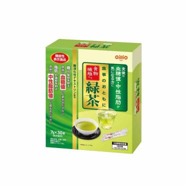食事のおともに 食物繊維入り 緑茶 7g×30本入 OilliO 日清オイリオ
