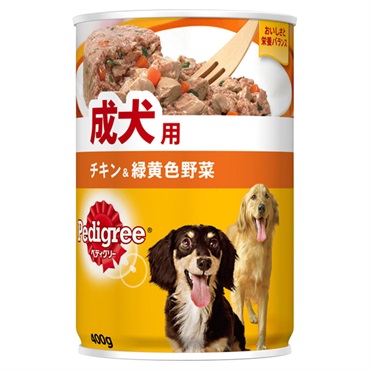 ペディグリー 成犬用 チキン&緑黄色野菜 400g Pedigree マースジャパンリミテッド