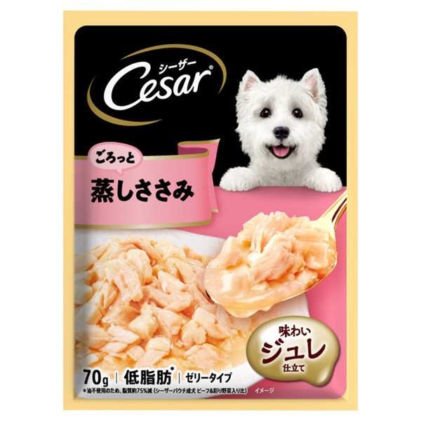 シーザー ごろっと蒸しささみ 70g Cesar マースジャパンリミテッド