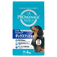プロマネージ 成犬用 ミニチュアダックスフンド専用 4kg PROMANAGE マースジャパンリミテッド(4kg)