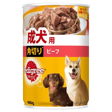 ペディグリー 成犬用 角切り ビーフ 400g Pedigree マースジャパンリミテッド
