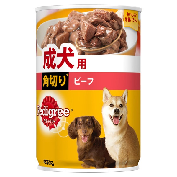 ペディグリー 成犬用 角切り ビーフ 400g Pedigree マースジャパンリミテッド(400g)