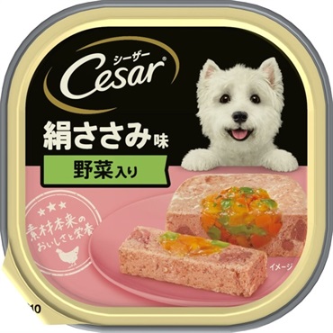 シーザー  Cesar マースジャパン(絹ささみ　野菜入り)