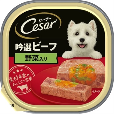 シーザー  Cesar マースジャパン(吟撰ビーフ 野菜入り)