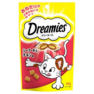 ドリーミーズ シーフード&チキン味 60g Dreamies マースジャパンリミテッド