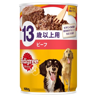 ペディグリー 13歳以上用 ビーフ 400g Pedigree マースジャパンリミテッド