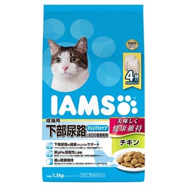 アイムス 成猫用 下部尿路とお口の健康維持 FLUTHケア チキン 1.5kg