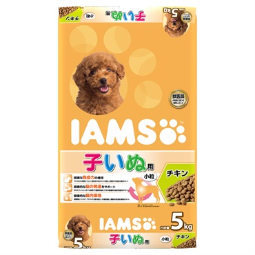 アイムス 12か月までの子いぬ用 チキン 小粒 5kg IAMS マースジャパンリミテッド
