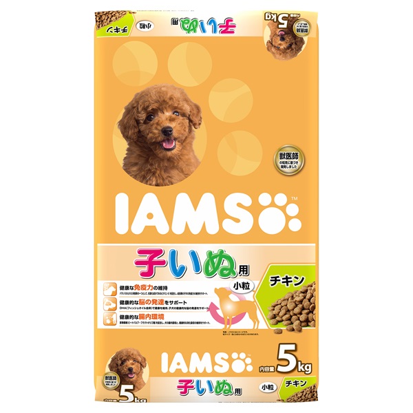 アイムス 12か月までの子いぬ用 チキン 小粒 5kg IAMS マースジャパンリミテッド(5kg)
