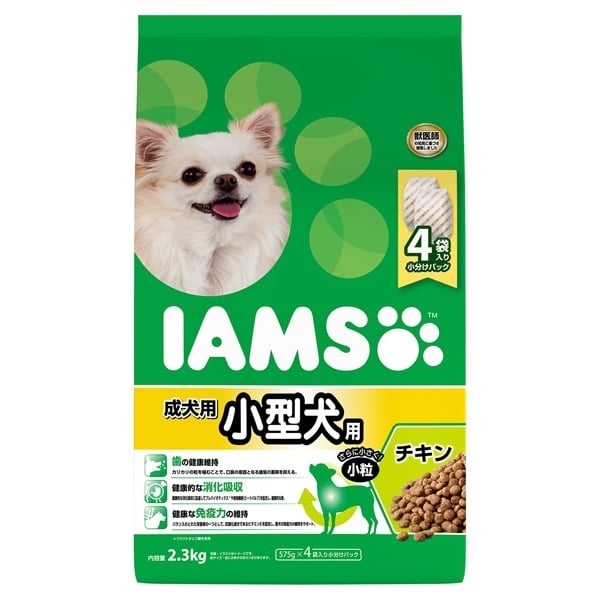 アイムス 成犬用 小型犬用 チキン 小粒 2.3kg IAMS マースジャパンリミテッド(2.3kg)
