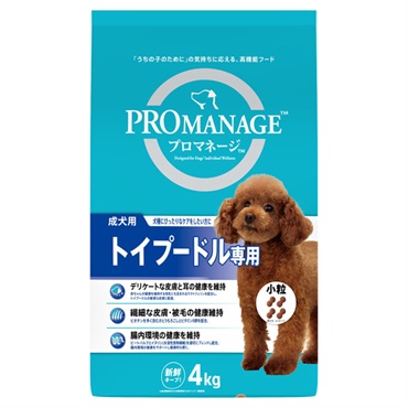 プロマネージ 成犬用 トイプードル専用 4kg PROMANAGE マースジャパンリミテッド