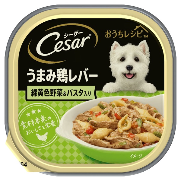 シーザー おうちレシピ うまみ鶏レバー 緑黄色野菜&パスタ入り 100g Cesar マースジャパンリミテッド(100g)