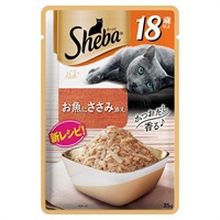シーバ リッチ 18歳以上 お魚にささみ添え 35g Sheba マースジャパンリミテッド(35g)