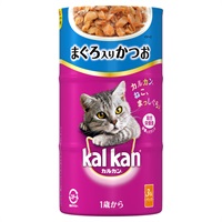 カルカン ハンディ缶 1歳から まぐろ入りかつお 160g×3缶 kal kan マースジャパンリミテッド(160g×3缶)
