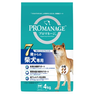 プロマネージ 7歳からの柴犬専用 4kg PROMANAGE マースジャパンリミテッド