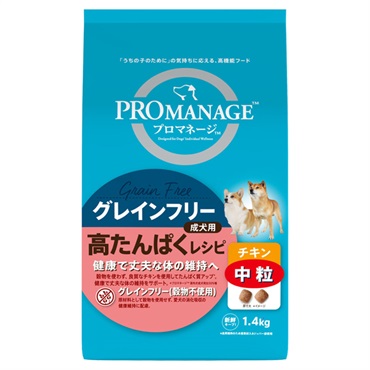 プロマネージ 成犬用 高たんぱくレシピ チキン 中粒 1.4kg PROMANAGE マースジャパンリミテッド