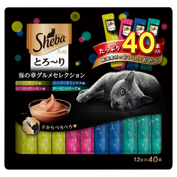シーバ とろ～りメルティ 海の幸グルメセレクション 12g×40本 Sheba マースジャパンリミテッド(12g×40本)