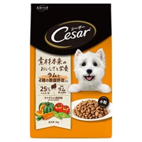 シーザー ドライ 成犬用 ラムと4種の農園野菜入り 小粒 3kg Cesar マースジャパンリミテッド(3kg)