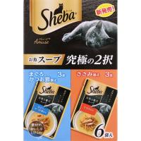 シーバアミューズ お魚スープ 究極の2択 40g×6袋 シーバ Sheba マースジャパンリミテッド(4902397864486)