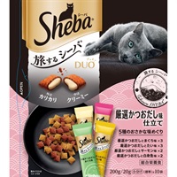 シーバ デュオ 旅するシーバ 200g シーバ Sheba マースジャパンリミテッド(厳選かつおだし味仕立て 5種のおさかな味めぐり)