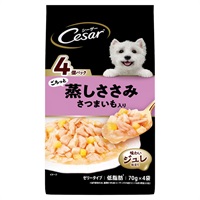シーザー ごろっと蒸しささみ さつまいも入り 70g×4袋 Cesar マースジャパンリミテッド(70g×4袋)