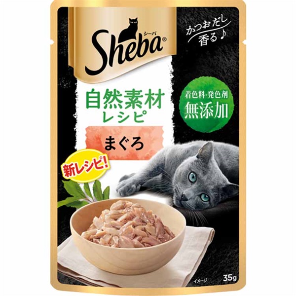 シーバ 自然素材レシピ まぐろ 35g シーバ Sheba マースジャパン