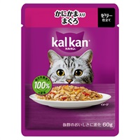 カルカン パウチ 60g kal kan マースジャパンリミテッド(かにかま入りまぐろ)