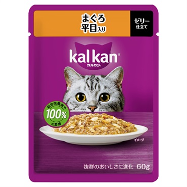カルカン パウチ 60g kal kan マースジャパンリミテッド(まぐろ/平目入り)