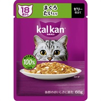 カルカン パウチ 18歳から ゼリー仕立て 60g kal kan マースジャパンリミテッド(まぐろたい入り)