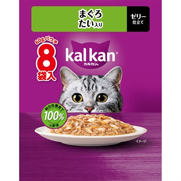 カルカンパウチ 60g×8袋 マースジャパン(まぐろたい入り)