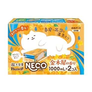白鳥ユウ 初期 2枚セット ドライ&ドライUP NECO 金木犀の香り 1000ml×2個 白元アース