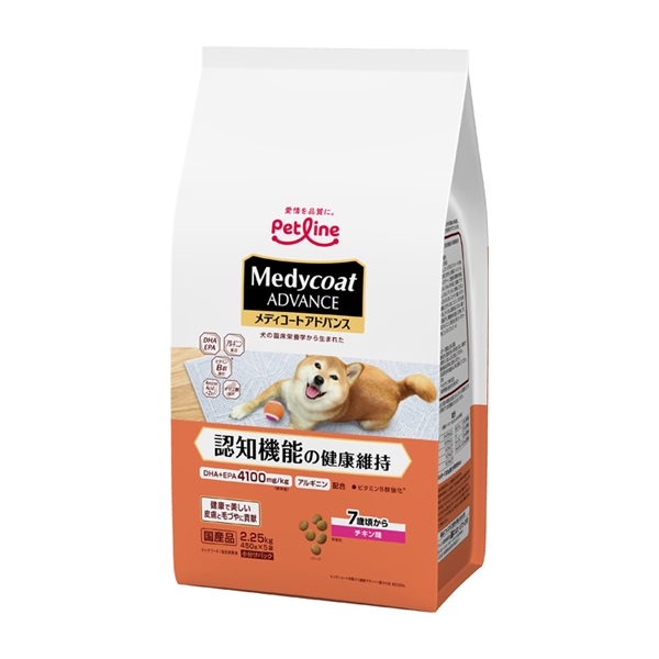 メディコートアドバンス  2.0 ～ 2.5kg  Medycoat ペットライン(認知機能の健康維持 7歳頃から チキン味)