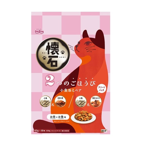 Petline 懐石 2つのごほうび　65g×10袋×10セット(5種) 懐石 2つのごほうび 65g×10袋 懐石 ペットライン | イオンスタイル
