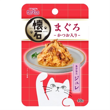 懐石 レトルト 魚介旨み 40g ペットライン(ジュレ/まぐろ/かつお入り)