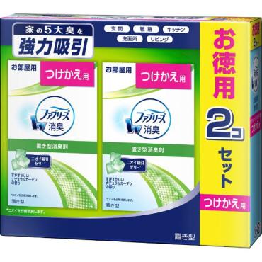 置き型 ファブリーズ すがすがしいナチュラルガーデンの香り つけかえ用 130g×2 ファブリーズ P&G