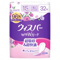 ウィスパー 1枚2役Wガード(32枚)