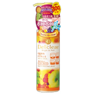 DETクリア ブライト&ピール ピーリングジェリー ミックスフルーツの香り 180ml DETクリア 明色化粧品