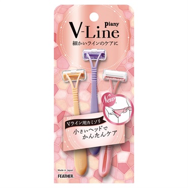 ピアニィ Vライン用 3本 ピアニィ Piany フェザー安全剃刀 | イオン