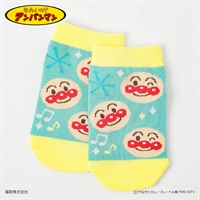 アンパンマン スニーカー丈ソックス キッズ 男の子 女の子 13-19cm(サックス-13-19cm)