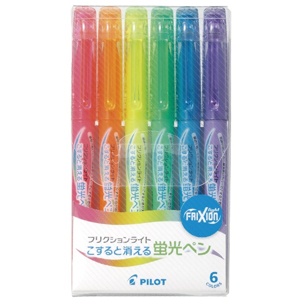 フリクションライト 6色セット(SFL‐60SL‐6C)