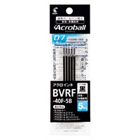 パイロット　アクロ多色替芯5本パック07 ブラック(BVRF‐40F‐5B)