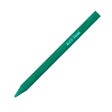 ぺんてる 色鉛筆 パスティック / 小学校色えんぴつ 単色(みどり)