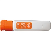 水彩絵の具 エフ水彩 ワンタッチキャップ・ポリチューブ入り 単色 パック入り(XWFCT03/だいだい)