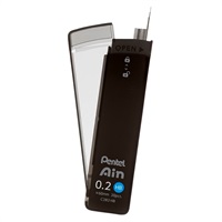 シャープペン芯 Pentel Ain ぺんてるアイン 0.2mm HB 3個パック 黒(XC282HB‐3P)