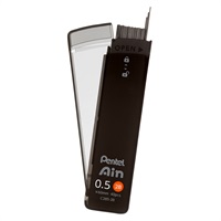 シャープペン芯 Pentel Ain ぺんてるアイン 0.5mm 2B 3個パック 黒(XC2852B‐3P)